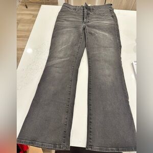 Madewell Women's Charcoal Flare Jeans High Rise